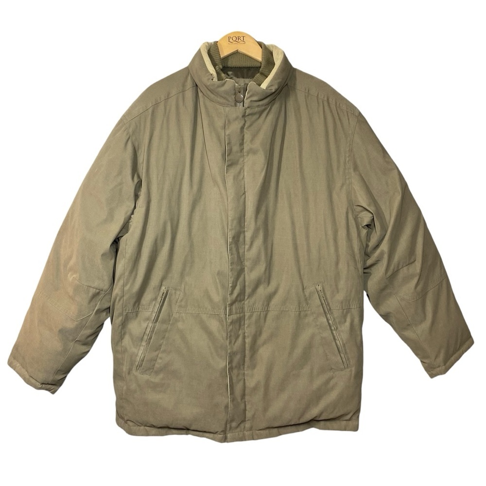 RFT By Rainforest Down Filled‎ Coat Mens XXL Coyote Khaki Puffer Jacket Full Zip